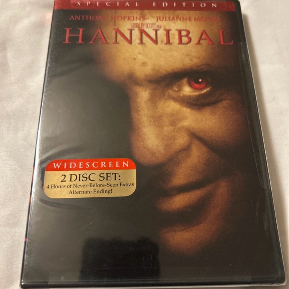 Hannibal (DVD, 2001,2-Disc Set,Special Edition),NEW & SEALED WIDESCREEN